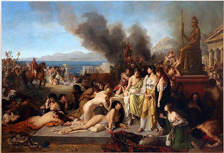 Last Day on Corinth by Tony Robert-Fleury, 1870