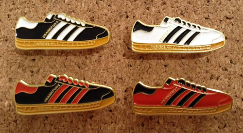 adidas gazelle silver green womens Boots MaterialFrankfurt White Grey Horsehide German Trainer 7.5