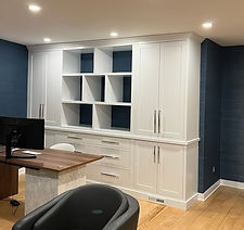 custom, built-in, bookshelf, storage, renovation