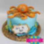 Under the sea octopus baby shower cake milwaukee