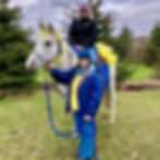 Cindy and Padreena horse