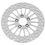 Thumbnail: 21.3.5 CHROME SINGLE DISC 48 FAT SPOKE WHEEL 1" BEARING WITH WW TIRE AND ROTOR