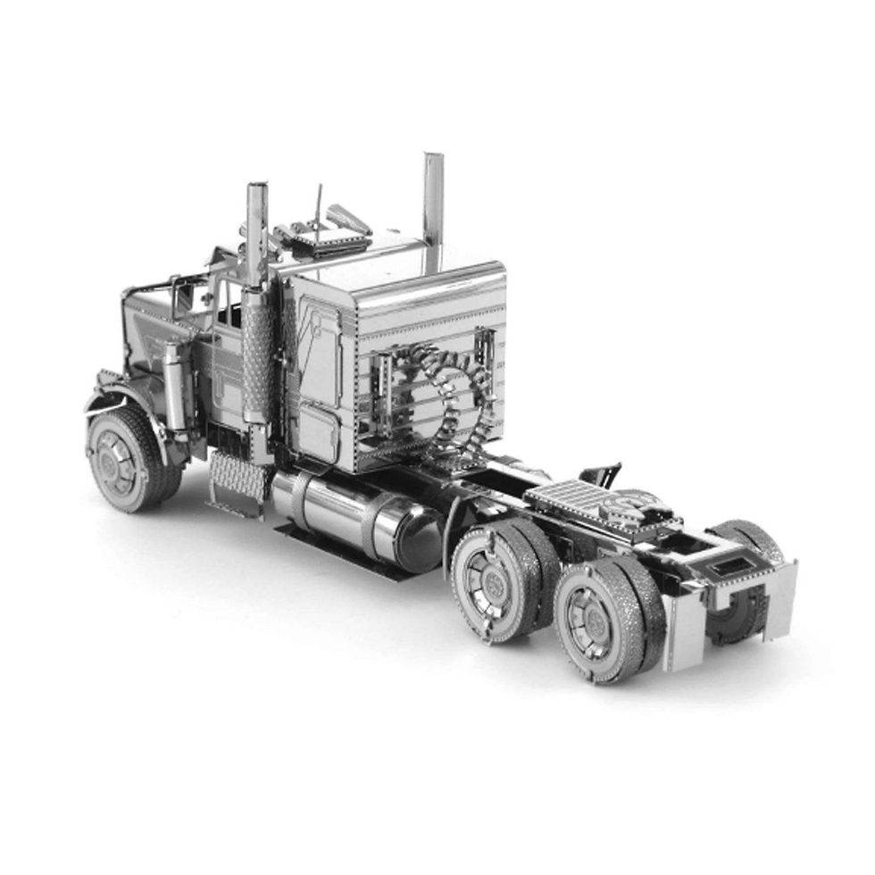 Thumbnail: Kit DIY Truk Hidung Panjang Freightliner FLC Metal Earth Prime Mover Model Logam 3D