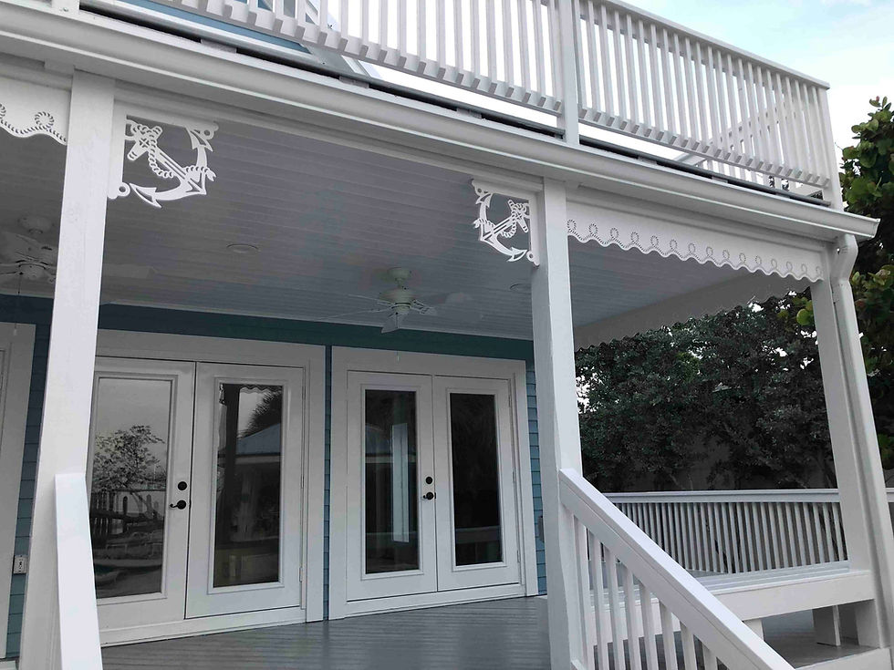 Thumbnail: 48"x 8.5" Nautical Rope House & Porch Trim