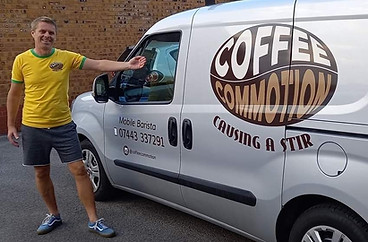 Coffee Commotion van conversion by The Coffee Bean