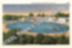 PCR 0126 SWIMMING POOL IN BEAUT. IDORA PARK - Y-TOWN PHOTO ART POSTCARD