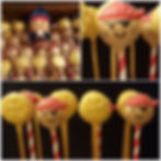 mickey mouse cake pops, birthday party favors