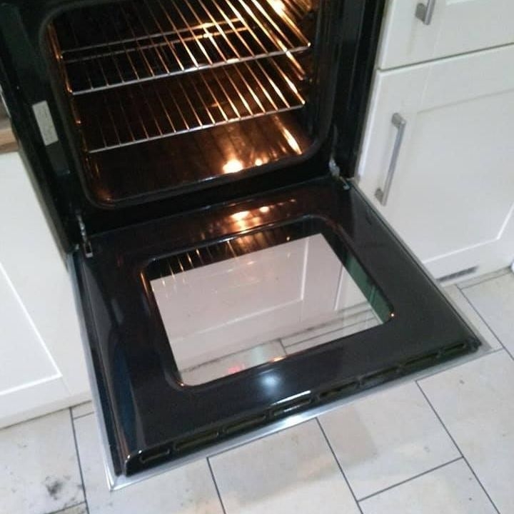Oven after cleaning