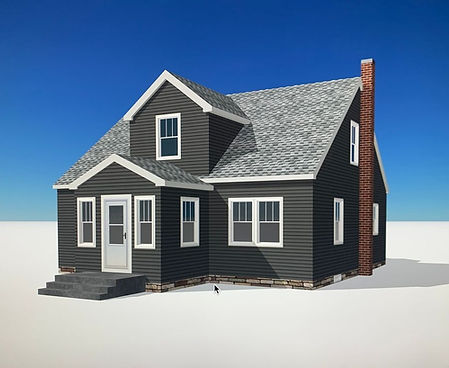 3D Model Of a siding Project By Koska Construction