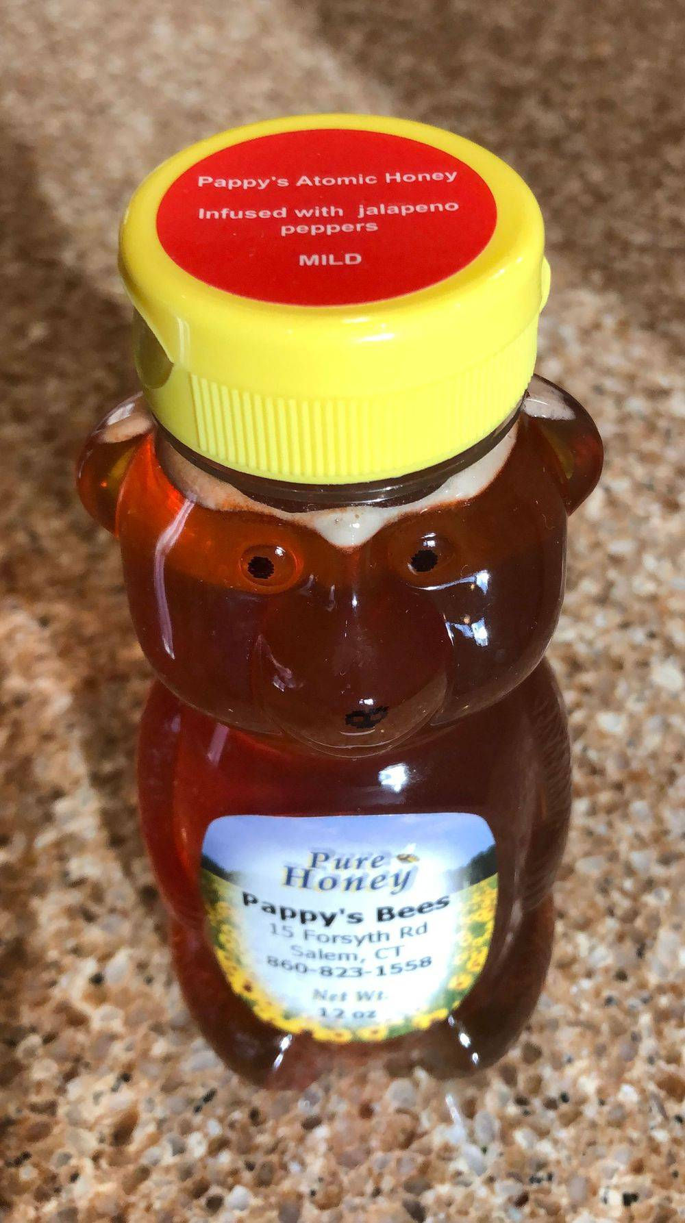 12 oz. ATOMIC honey squeeze bottle