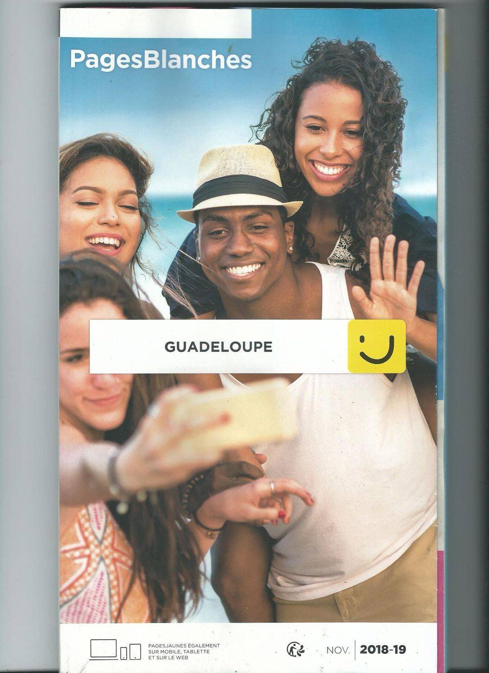 Pages blanches Guadeloupe, Le noir est représenté minoritaire