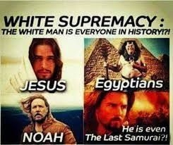 Suprématie blanche; L'homme blanc représente tous les personnages de l'histoire.Les blancs ne connaissent pas leur vraie histoire. A nous de la leur apprendre