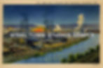 PCR 026 NIGHT VIEW - REPUBLIC WORKS ART POSTCARD