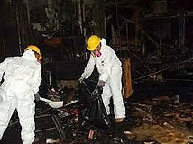 Fire damage clean up