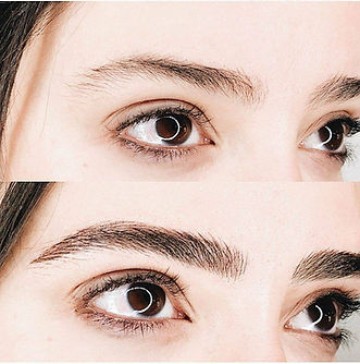 microbladed brows, Gilded Lily Beauty Bar