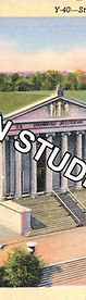 PCR 035 STAMBAUGH AUDITORIUM ART POSTCARD