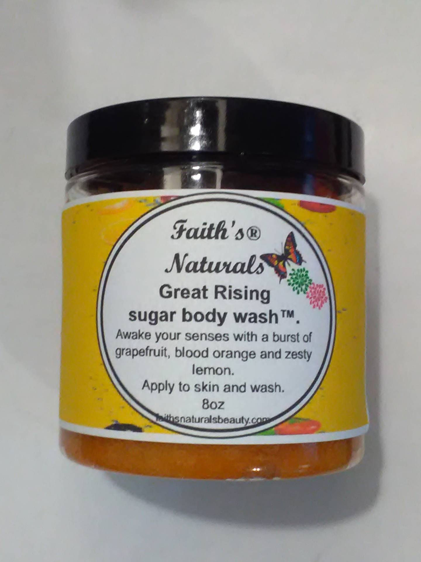 GREAT RISING ZESTY SUGAR BODY WASH |RADIANT GLOW|