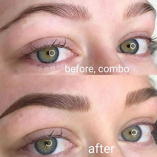 combo brow, Gilded Lily Beauty Bar