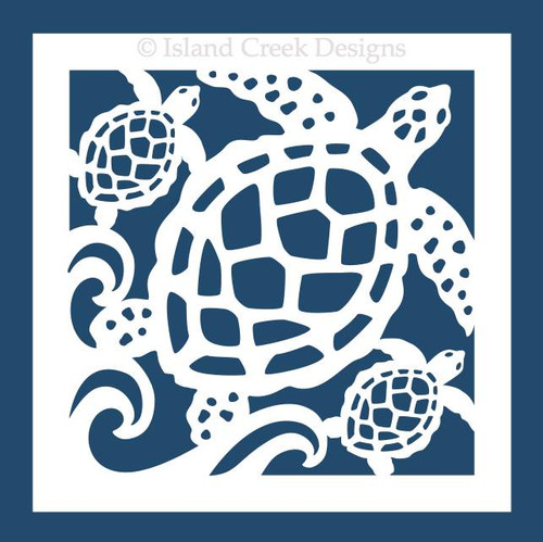 ® Sea Turtle Porch Railing Panel 31.5