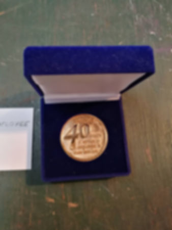 Queensland Rail 40 Years Service Medallion 1968 - 2008
