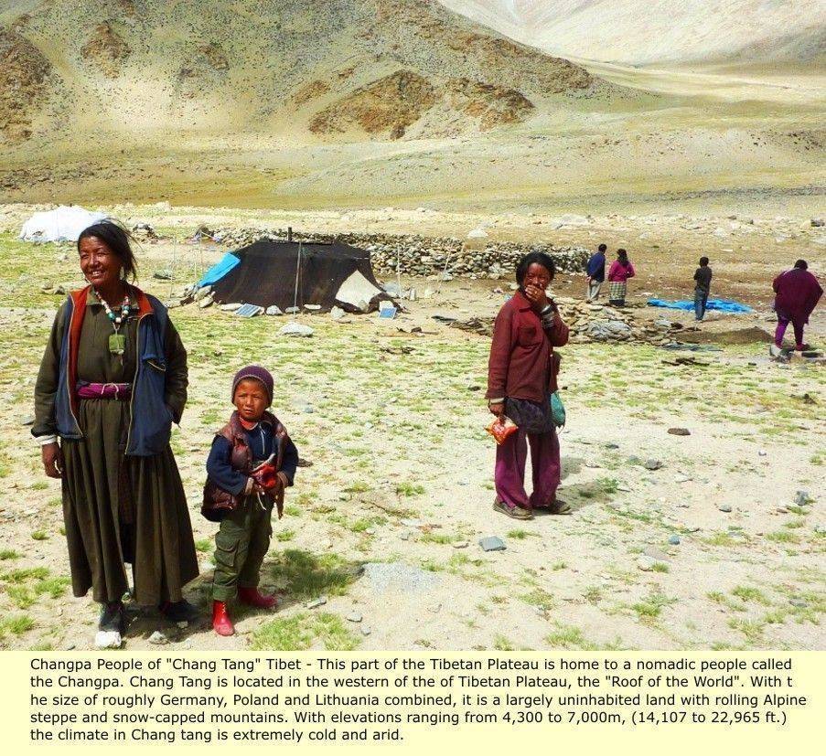 Habitants du Tibet pays très froid : Noirs, non blanchis par le froid