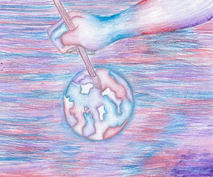hand painting the world