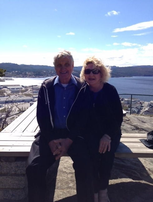 Caroline and Mogens Owner of Caroline's Scottish Bakery