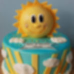 Custom sunshine cake