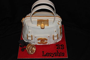 33rd Birthday Bag Cake