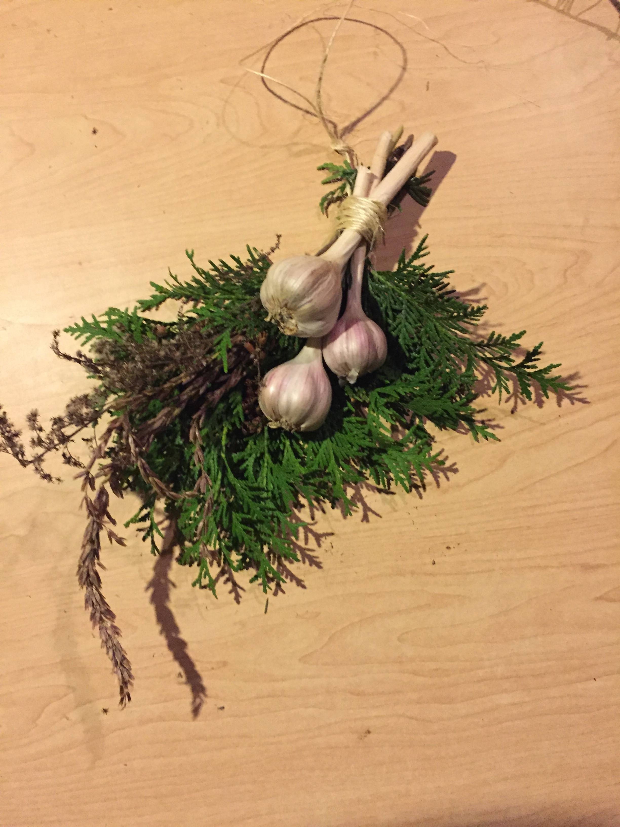 Small Heirloom Garlic Edible Bouquets