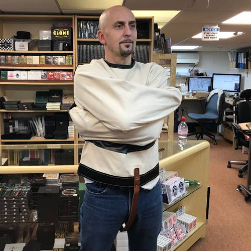 Thumbnail: Deluxe straitjacket in partnership with Propdog