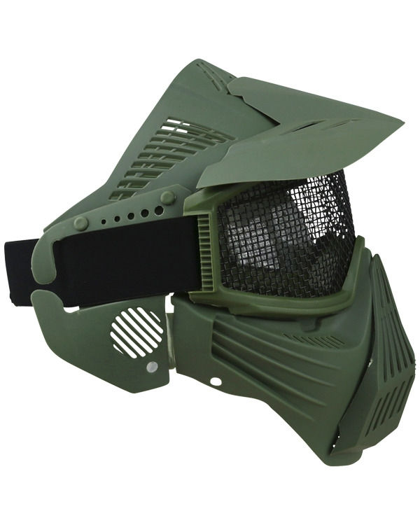 Thumbnail: Full Face Mesh Mask - Olive Green