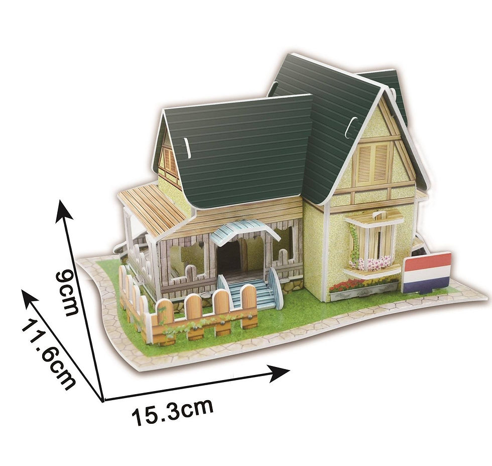 Thumbnail: Múnla DIY Puzal Villa Ollainnis 3T MP-B668-54