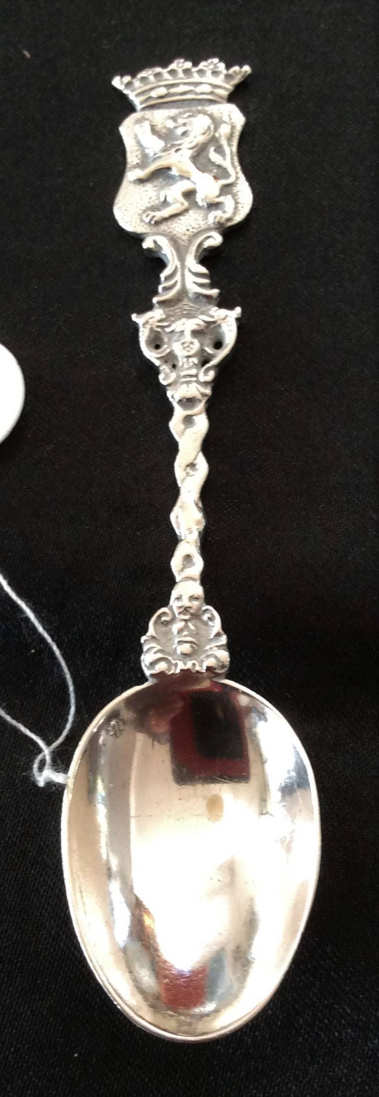 Vintage Dutch 833 Silver Souvenir Teaspoon Tea Spoon c1900