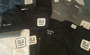 Embroidered Chef Coats and Apparel