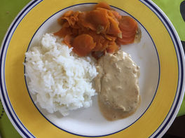 LOMO DE PORC A LA MOUTARDE ET AU MIEL