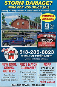RSG Roofing Reach Magazine Ad for roof replacement
