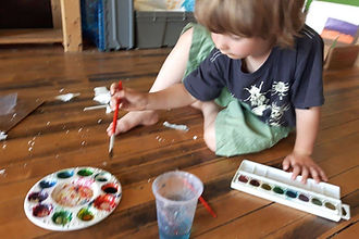 Art Student of Teacher Director TSFA Preschool Students at TEMPLE STUDIO School