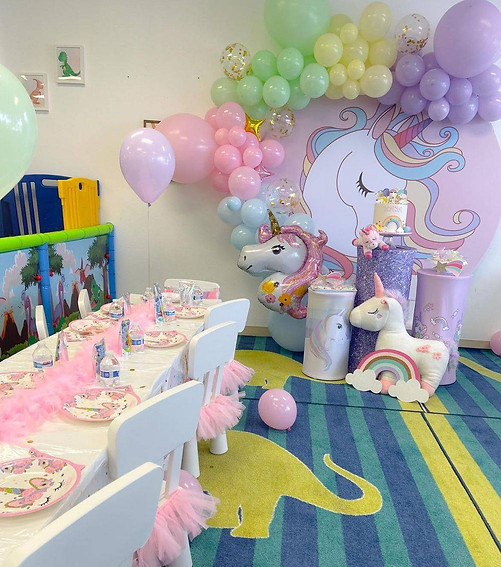 kids Birthday decoration. Unicorn birthday party
