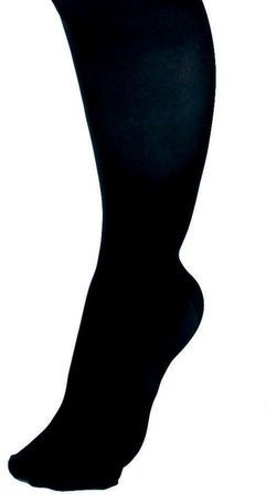 HOSIERY, COMPR, KNEE, 20-30, SIZEF, BLACK, REG