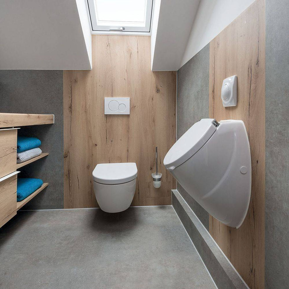 Bad Beton / Holz Optik