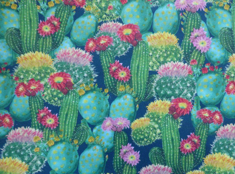 Cactus Blooms Fabric # F255
