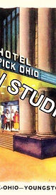 PCR 011 HOTEL PICK-OHIO YOUNGSTOWN ART POSTCARD