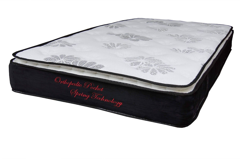 Thumbnail: Solid Pine Queen Bed Frame (005) + 23cm Pillow Top Pocket Sprung Mattress