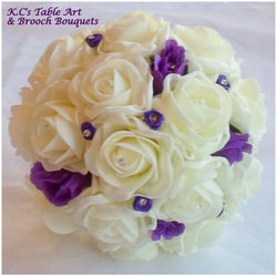 Ivory with Purple Passion