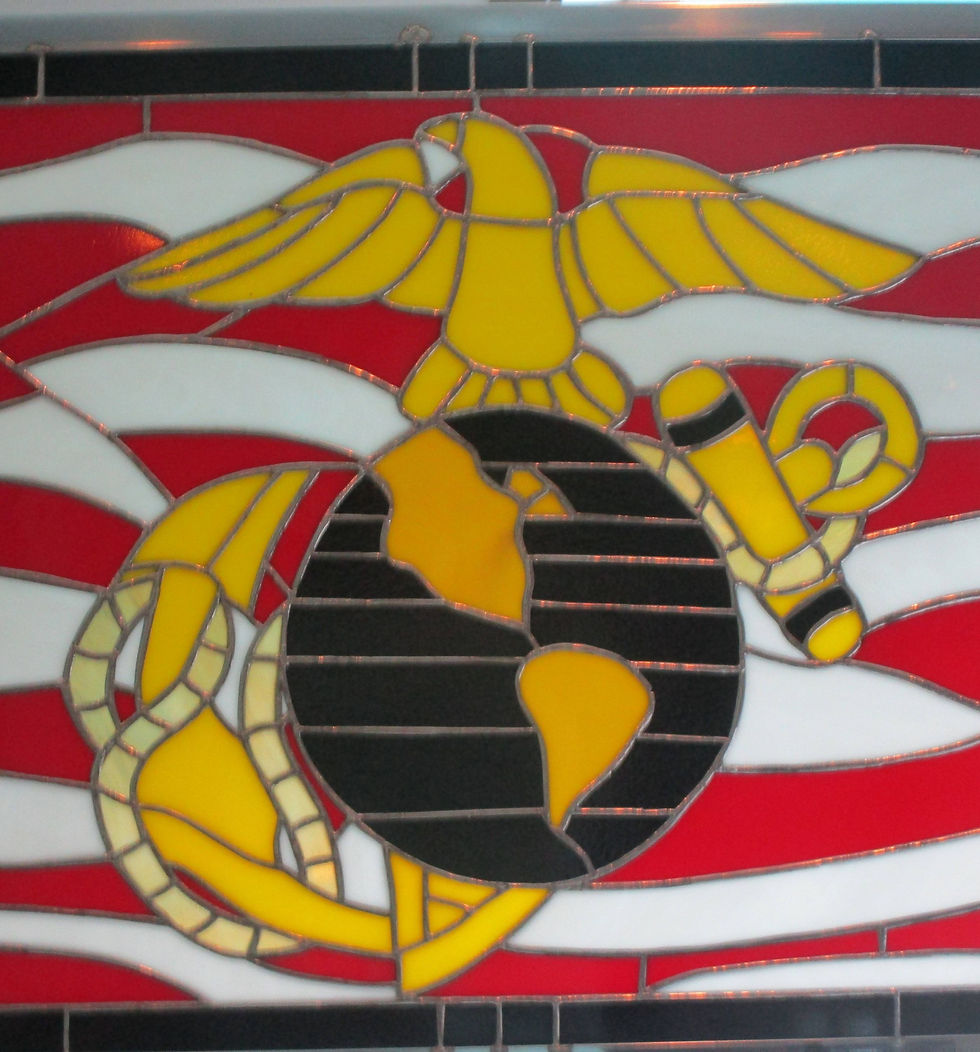 Thumbnail: CUSTOM ORDER MARINE LOGO PANEL on flag