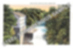 PCR 0125 OLD MILL AND FALLS - MCP - Y-TOWN ART POSTCARD