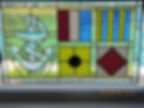 CUSTOM ORDER - Nautical TGIF Stained Glass Window Panel
