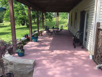 Retaining Wall Patio