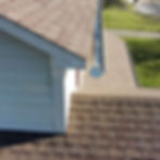 Disconnected gutter.